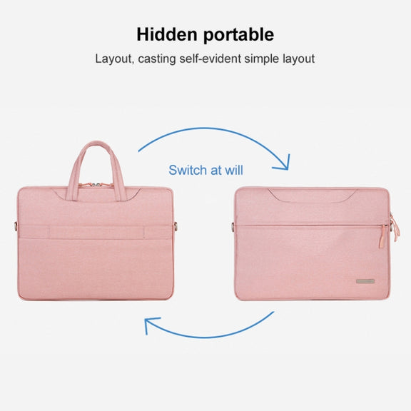 Handbag Laptop Bag Inner Bag with Power Bag, Size:12 inch(Pink)