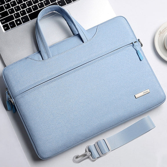 Handbag Laptop Bag Inner Bag with Shoulder Strap, Size:14 inch(Blue)