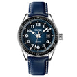 SKMEI 9232 Stainless Steel Buckle Glass Mirror Waterproof Resistant Quartz Watch(Belt - Silver and Blue) - free shipping - PMC TechLife - Order now!