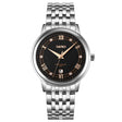 SKMEI 9272 Stainless Steel Buckle Strap Waterproof Quartz Watch Man(Silver Shell Black Surface) - free shipping - PMC TechLife - Order now!