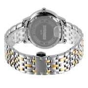SKMEI 9272 Stainless Steel Buckle Strap Water-resistant Quartz Watch Women(Gold and Silver)