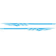 2 PCS/Set D-280 Flame Streak Pattern Car Modified Decorative Sticker(Blue) - Decorative Sticker by PMC TechLife | Online Shopping South Africa | PMC TechLife | Buy Now Pay Later Mobicred