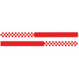 2 PCS/Set D-282 Waistline Pattern Car Modified Decorative Sticker(Red) - Decorative Sticker by PMC Jewellery | Online Shopping South Africa | PMC Jewellery | Buy Now Pay Later Mobicred
