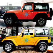 D-366 Compass Pattern Car Modified Decorative Sticker(Blue)