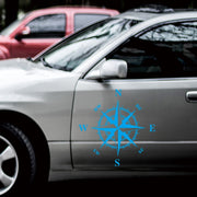 D-366 Compass Pattern Car Modified Decorative Sticker(Blue)