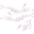D-462 Butterfly Loves Flowers Pattern Car Modified Decorative Sticker(Pink) - free shipping - PMC TechLife - Order now!