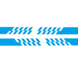2 PCS/Set D-487 Stripe Pattern Car Modified Decorative Sticker(Blue) - Decorative Sticker by PMC Jewellery | Online Shopping South Africa | PMC Jewellery | Buy Now Pay Later Mobicred