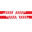 2 PCS/Set D-487 Stripe Pattern Car Modified Decorative Sticker(Red) - Decorative Sticker by PMC Jewellery | Online Shopping South Africa | PMC Jewellery | Buy Now Pay Later Mobicred