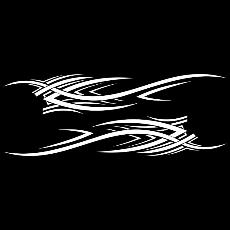 2 PCS/Set D-503 Totem Pattern Car Modified Decorative Sticker(White) - Decorative Sticker by PMC TechLife | Online Shopping South Africa | PMC TechLife | Buy Now Pay Later Mobicred