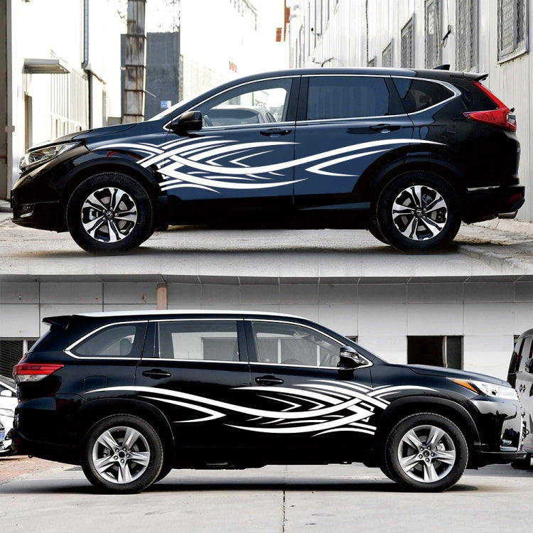 2 PCS/Set D-503 Totem Pattern Car Modified Decorative Sticker(White) - Decorative Sticker by PMC TechLife | Online Shopping South Africa | PMC TechLife | Buy Now Pay Later Mobicred