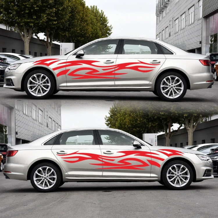 2 PCS/Set D-521 Fire Totem Pattern Car Modified Decorative Sticker(Red) - Decorative Sticker by PMC TechLife | Online Shopping South Africa | PMC TechLife | Buy Now Pay Later Mobicred