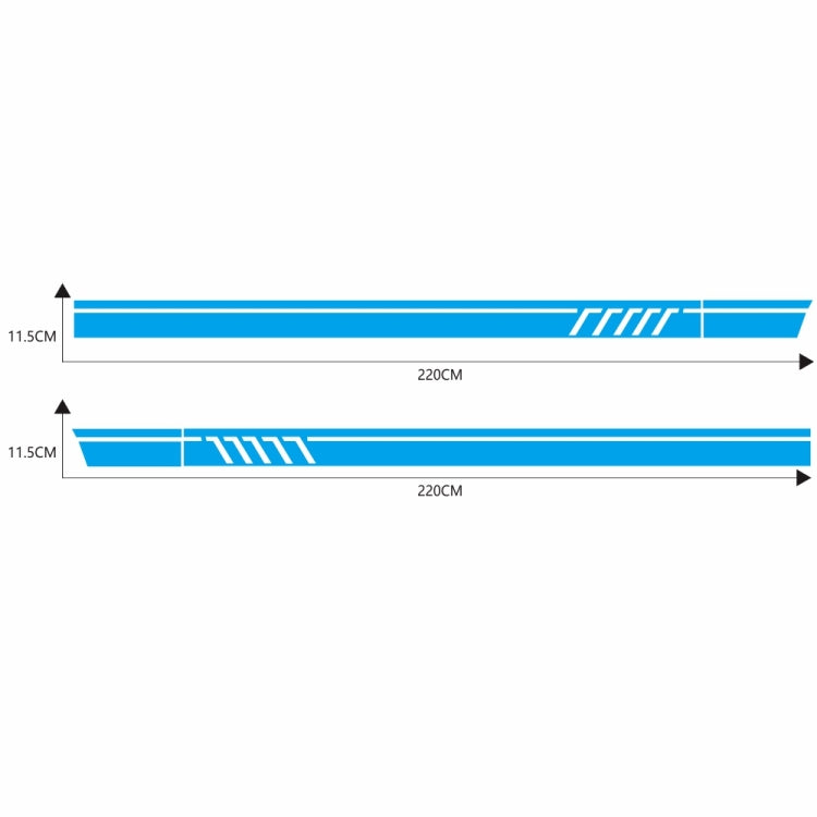 D-655 Universal Car Modified Decorative Sticker(Blue) - Decorative Sticker by PMC Jewellery | Online Shopping South Africa | PMC Jewellery | Buy Now Pay Later Mobicred