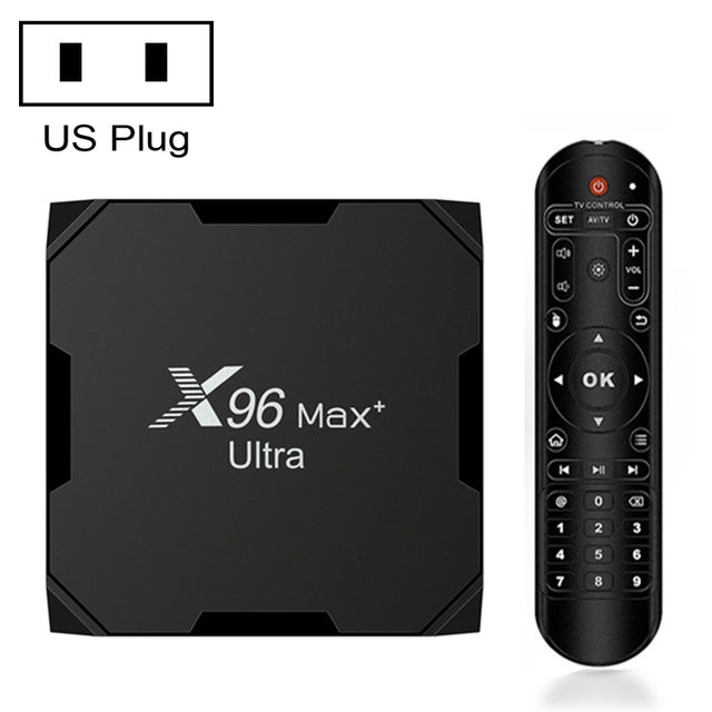 X96 Max+ Ultra 4GB+64GB Amlogic S905X4 8K Smart TV BOX Android 11.0 Media Player, Plug Type:US Plug
