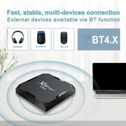 X96 Max+ Ultra 4GB+64GB Amlogic S905X4 8K Smart TV BOX Android 11.0 Media Player, Plug Type:UK Plug