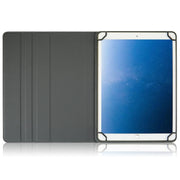 For 10 inch Cloth Texture 360 Rotation Horizontal Flip Universal Tablet PC Leather Case with Pen Slot(Purple)