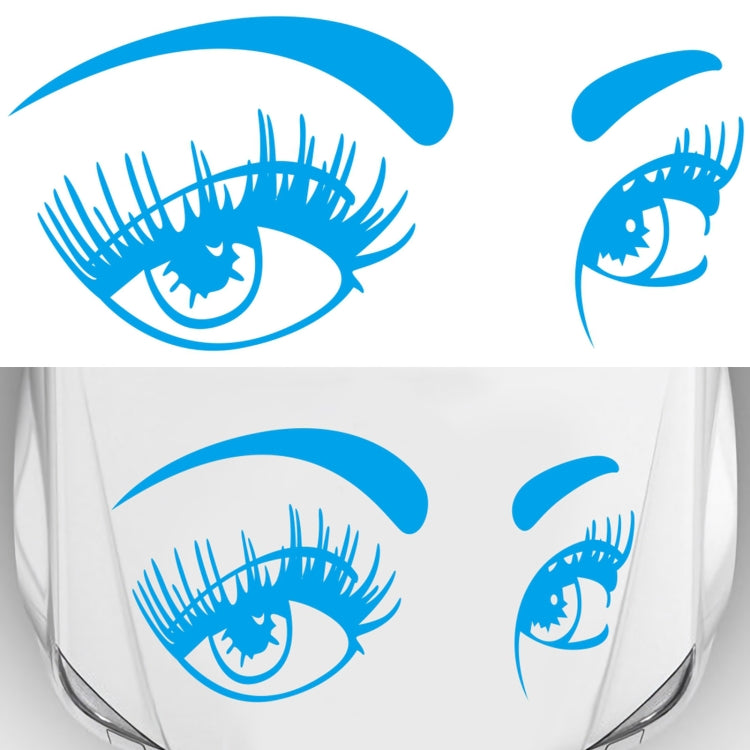 D-821 Beauty Eyes Pattern Car Modified Decorative Sticker(Blue) - Decorative Sticker by PMC TechLife | Online Shopping South Africa | PMC TechLife | Buy Now Pay Later Mobicred