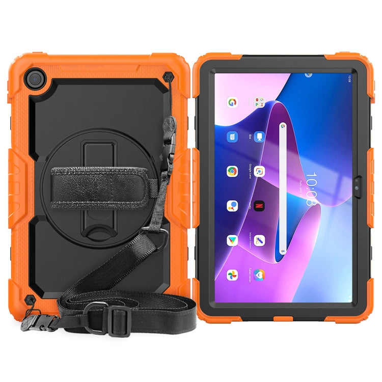 For Lenovo Tab M10 Plus 10.6 3rd Gen 2022 Silicone + PC Tablet Case(Orange) - Lenovo by PMC TechLife | Online Shopping South Africa | PMC TechLife | Buy Now Pay Later Mobicred