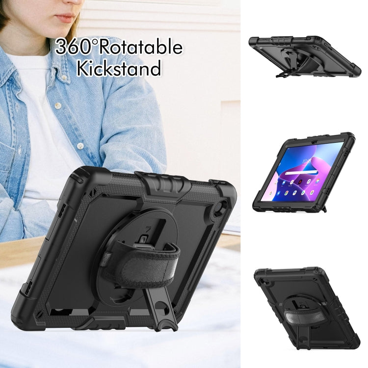 For Lenovo Tab M10 Plus 10.6 3rd Gen 2022 Silicone + PC Tablet Case(Black) - Lenovo by PMC TechLife | Online Shopping South Africa | PMC TechLife | Buy Now Pay Later Mobicred