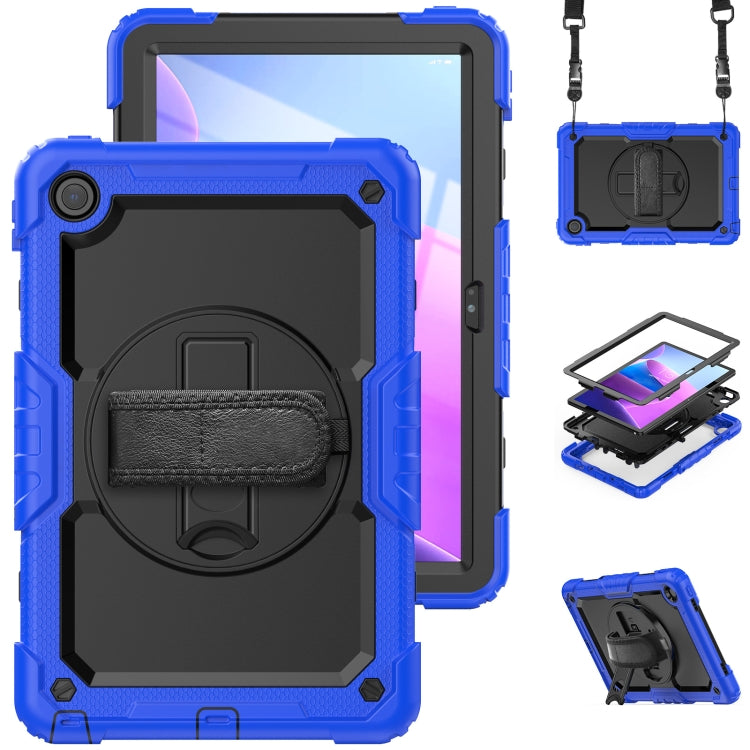 For Lenovo Tab M10 Plus 10.6 3rd Gen 2022 Silicone + PC Tablet Case(Black + Blue) - Lenovo by PMC TechLife | Online Shopping South Africa | PMC TechLife | Buy Now Pay Later Mobicred