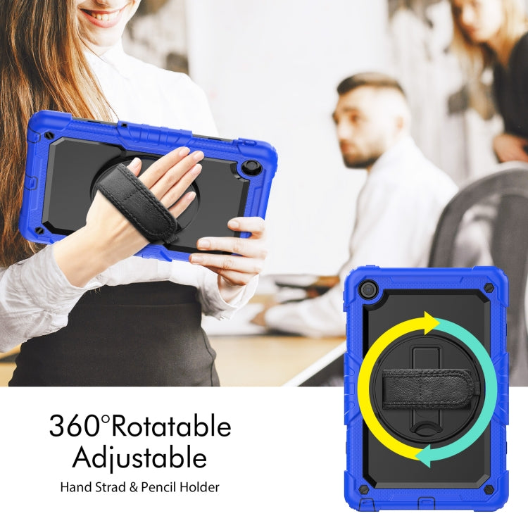 For Lenovo Tab M10 Plus 10.6 3rd Gen 2022 Silicone + PC Tablet Case(Black + Blue) - Lenovo by PMC TechLife | Online Shopping South Africa | PMC TechLife | Buy Now Pay Later Mobicred