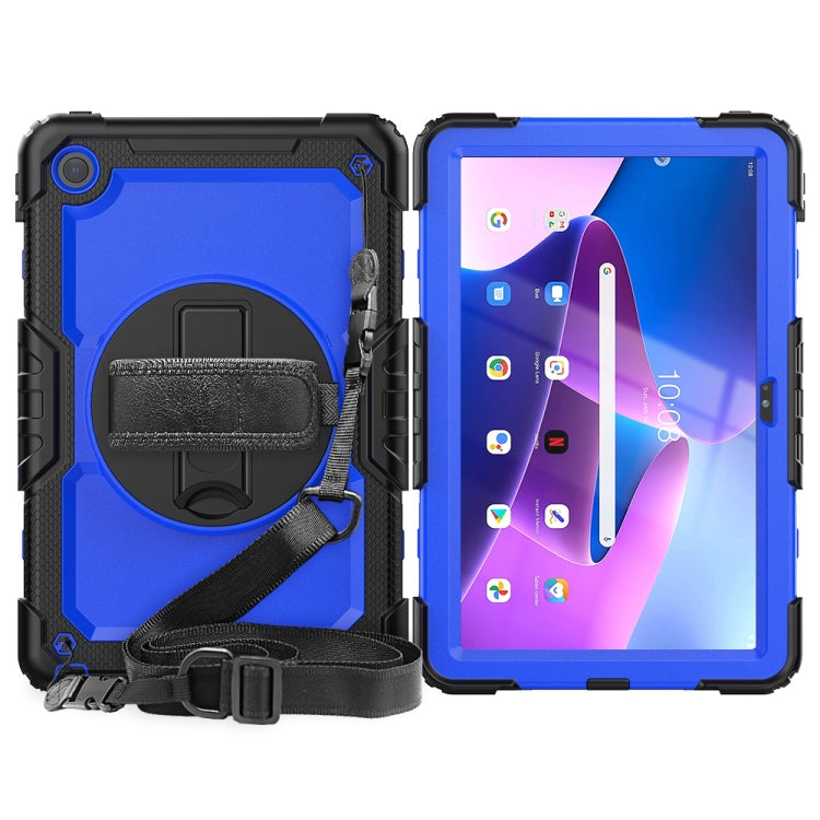 For Lenovo Tab M10 Plus 10.6 3rd Gen 2022 Silicone + PC Tablet Case(Blue + Black) - Lenovo by PMC TechLife | Online Shopping South Africa | PMC TechLife | Buy Now Pay Later Mobicred