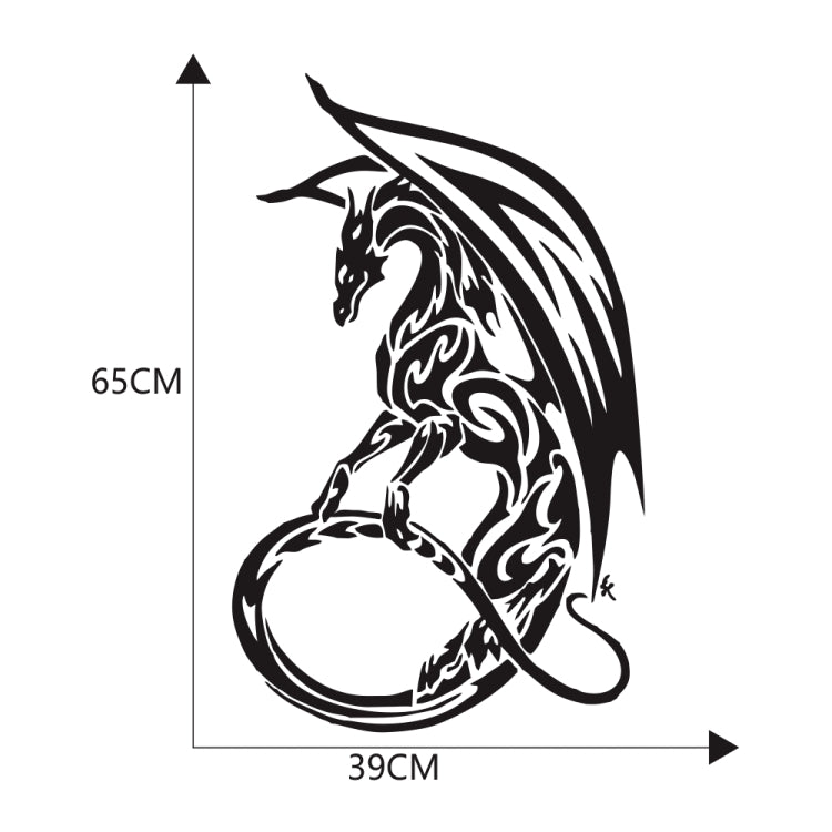 D-931 Pterosaur Pattern Car Modified Decorative Sticker(Black)