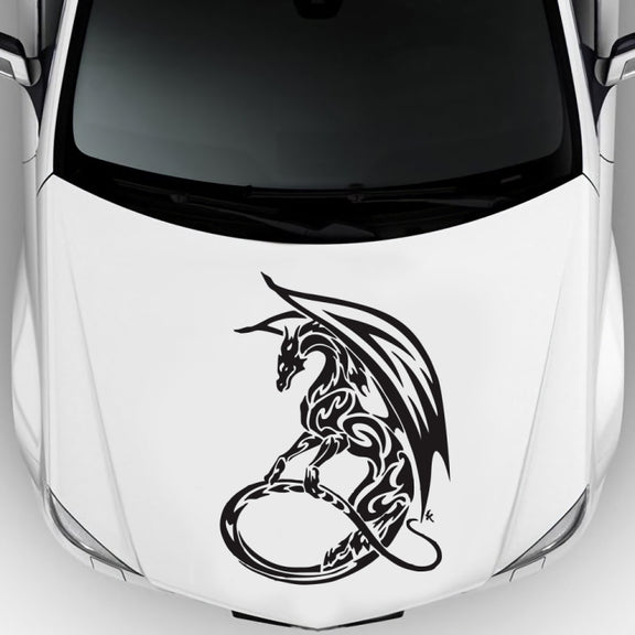 D-931 Pterosaur Pattern Car Modified Decorative Sticker(Black)