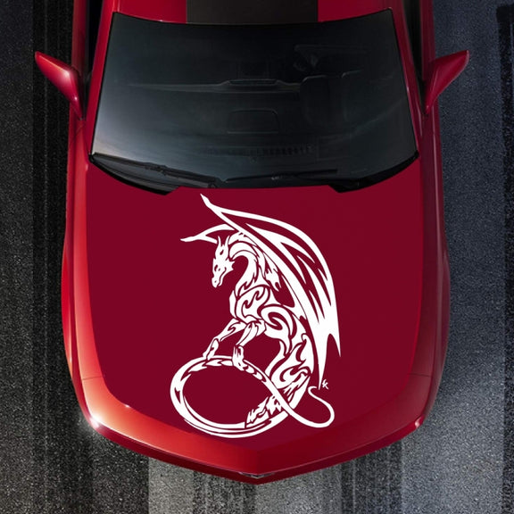 D-931 Pterosaur Pattern Car Modified Decorative Sticker(White)