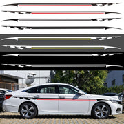 2 PCS/Set D-934 Waistline Pattern Car Modified Decorative Sticker(Black)
