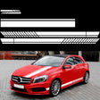 D-936 Stripe Pattern Car Modified Decorative Sticker(White) - Decorative Sticker by PMC Jewellery | Online Shopping South Africa | PMC Jewellery | Buy Now Pay Later Mobicred