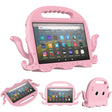 For Amazon Kindle Fire HD 7 2019 / 2017 / 2015 Octopus EVA Shockproof Tablet Case with Screen Film & Shoulder Strap(Pink) - Amazon by PMC TechLife | Online Shopping South Africa | PMC TechLife | Buy Now Pay Later Mobicred