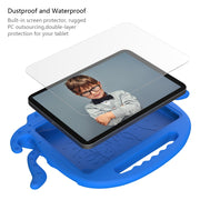 For Amazon Kindle Fire HD 8 / HD 8 Plus Octopus EVA Shockproof Tablet Case with Screen Film & Shoulder Strap(Blue)