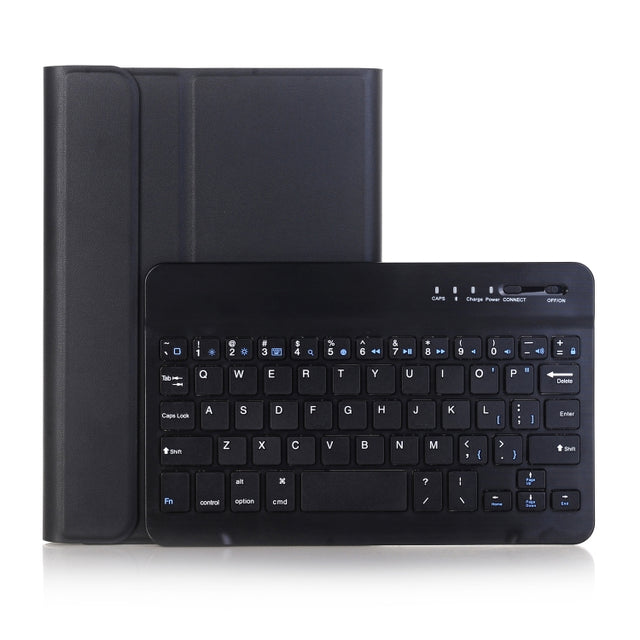 A290 For Galaxy Tab A 8.0 T290 / T295 (2019) Detachable Bluetooth Keyboard Leather Tablet Case with Stand Function(Black)