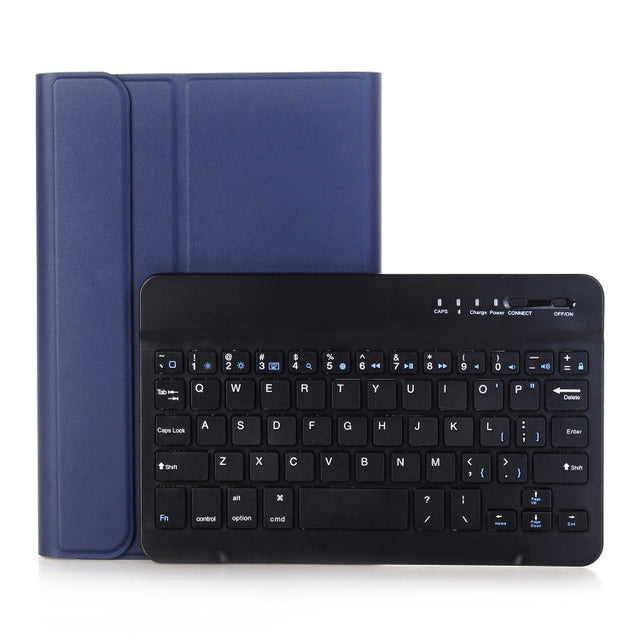 A290 For Galaxy Tab A 8.0 T290 / T295 (2019) Detachable Bluetooth Keyboard Leather Tablet Case with Stand Function(Blue)