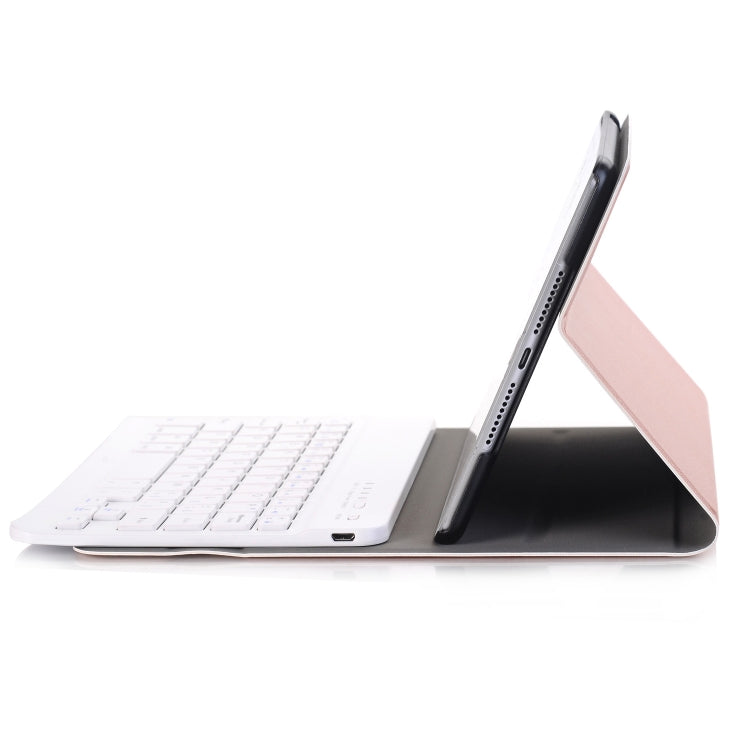 A290 For Galaxy Tab A 8.0 T290 / T295 (2019) Detachable Bluetooth Keyboard Leather Tablet Case with Stand Function(Rose Gold) - Samsung Keyboard by PMC TechLife | Online Shopping South Africa | PMC TechLife