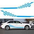 2 PCS/Set D-944 Striped Plaid Pattern Car Modified Decorative Sticker(Blue) - Decorative Sticker by PMC TechLife | Online Shopping South Africa | PMC TechLife | Buy Now Pay Later Mobicred