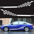 2 PCS/Set D-944 Striped Plaid Pattern Car Modified Decorative Sticker(White) - Decorative Sticker by PMC TechLife | Online Shopping South Africa | PMC TechLife | Buy Now Pay Later Mobicred