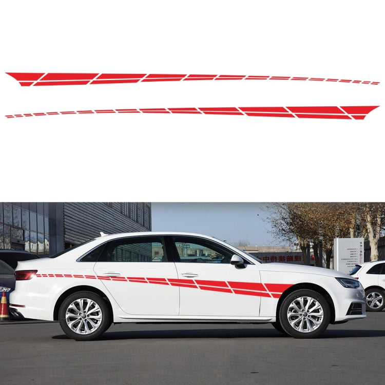 2 PCS/Set D-961 Checkered Flag Pattern Car Modified Decorative Sticker(Red) - Decorative Sticker by PMC TechLife | Online Shopping South Africa | PMC TechLife | Buy Now Pay Later Mobicred