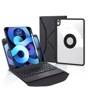 Z098B-A Pen Slot Touchpad Bluetooth Keyboard Leather Tablet Case For iPad Air 11 2025 / 2024 / Air 5 / Air 4(Black)