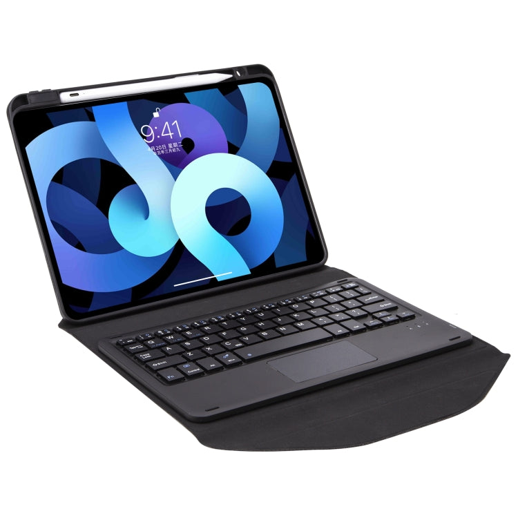 Z102B-A Pen Slot Touchpad Bluetooth Keyboard Leather Tablet Case For iPad 10.2 2021/2020/2019(Black) - Universal by PMC TechLife | Online Shopping South Africa | PMC TechLife