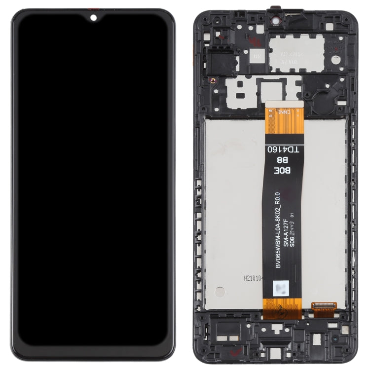 Original LCD Screen For Samsung Galaxy A12 Nacho SM-A127F Digitizer Full Assembly with Frame - free shipping - PMc TechLife - Order now!