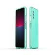 For Sony Xperia 10 ��� Aurora Series Lens Protector + Metal Frame Protective Phone Case(Green+Silver) - Sony Cases by PMC TechLife | Online Shopping South Africa | PMC TechLife | Buy Now Pay Later Mobicred