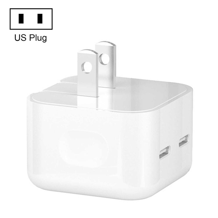 PD 50W Dual USB-C / Type-C Ports Charger(US Plug) - free shipping - PMC Jewellery - Order now!