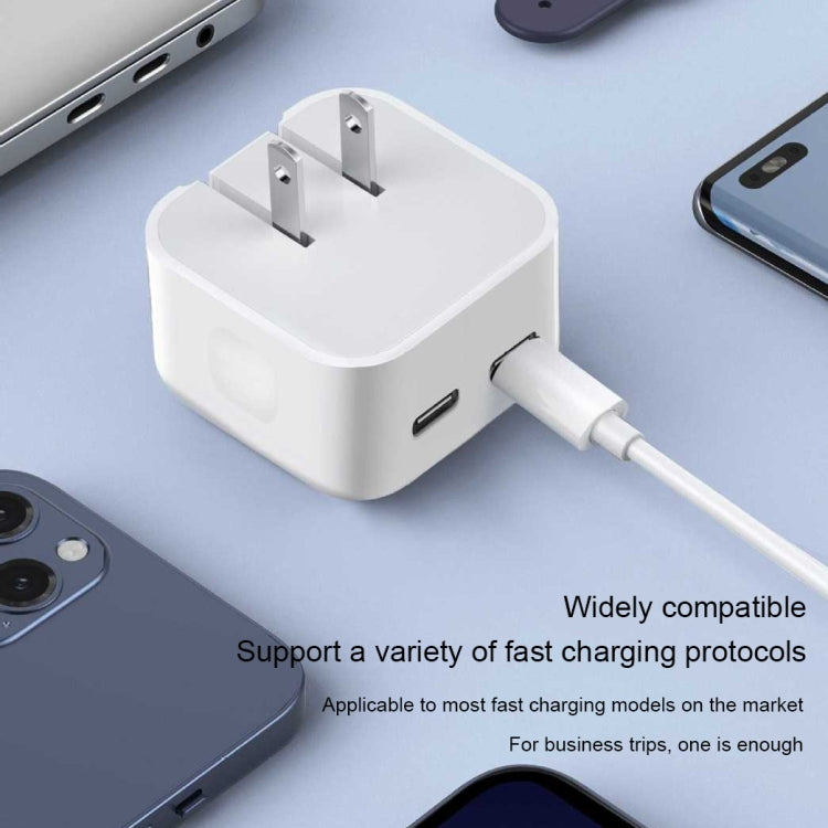 PD 50W Dual USB-C / Type-C Ports Charger(US Plug) - free shipping - PMC Jewellery - Order now!