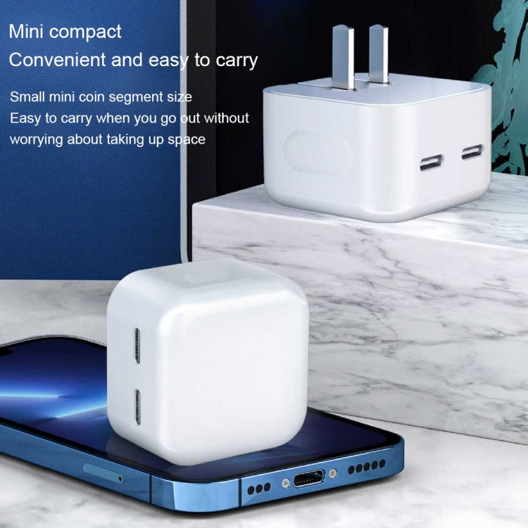 PD 50W Dual USB-C / Type-C Ports Charger(US Plug) - free shipping - PMC Jewellery - Order now!