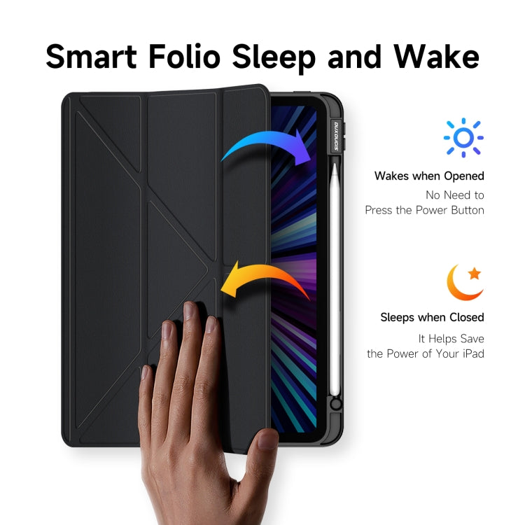 DUX DUCIS Magi Series Shockproof Tablet Case For iPad Pro 11 2022/2021/2020/2018 (Black) - free shipping - PMC Jewellery - Order now!