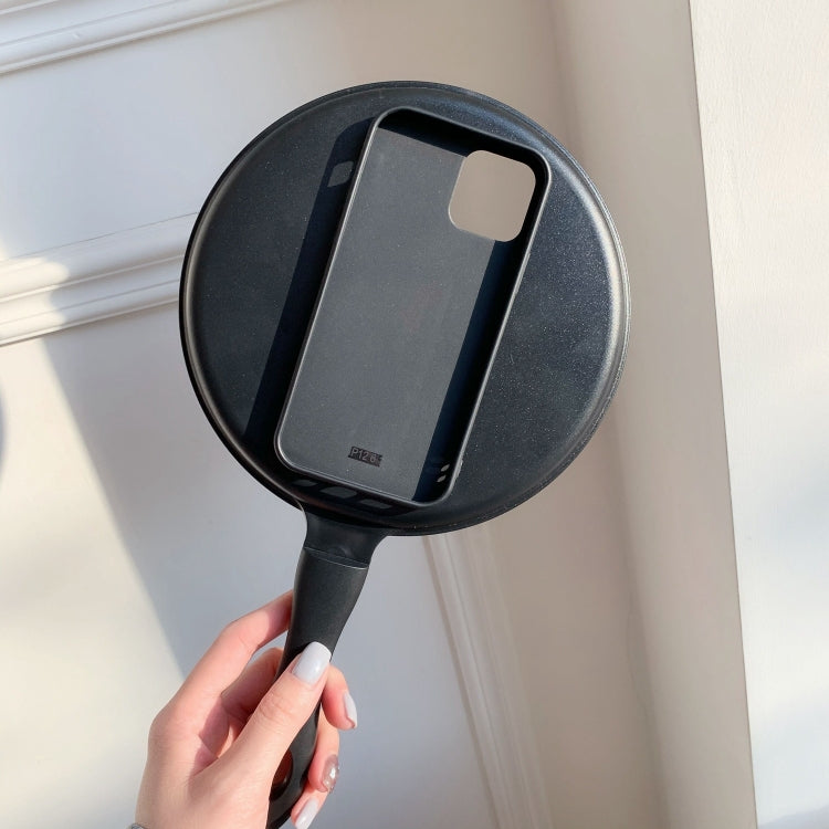 For iPhone 14 Plus 3D Frying Pan PC + TPU Phone Case (Black) - iPhone 14 Plus Cases by PMC TechLife | Online Shopping South Africa | PMC TechLife
