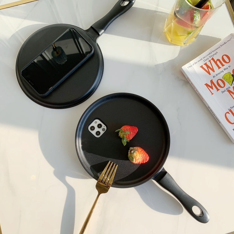 For iPhone 14 Plus 3D Frying Pan PC + TPU Phone Case (Black) - iPhone 14 Plus Cases by PMC TechLife | Online Shopping South Africa | PMC TechLife