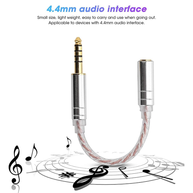 ZS0156 Balanced Inter-conversion Audio Cable(4.4 Balanced Male to 2.5 Balanced Female) - Headset Accessories by PMC Jewellery | Online Shopping South Africa | PMC Jewellery | Buy Now Pay Later Mobicred
