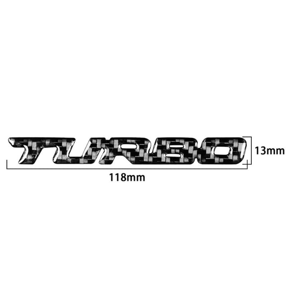 Car Carbon Fiber Body Random Decorative Stickers(Black)